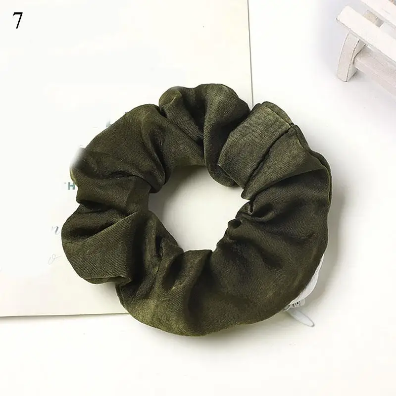 2022 New Zipper Velvet Scrunchie Women Girls Elastic Hair Rubber Bands Accessories Tie Hair Rope Ring Holder Headwear Headdress white hair clips Hair Accessories