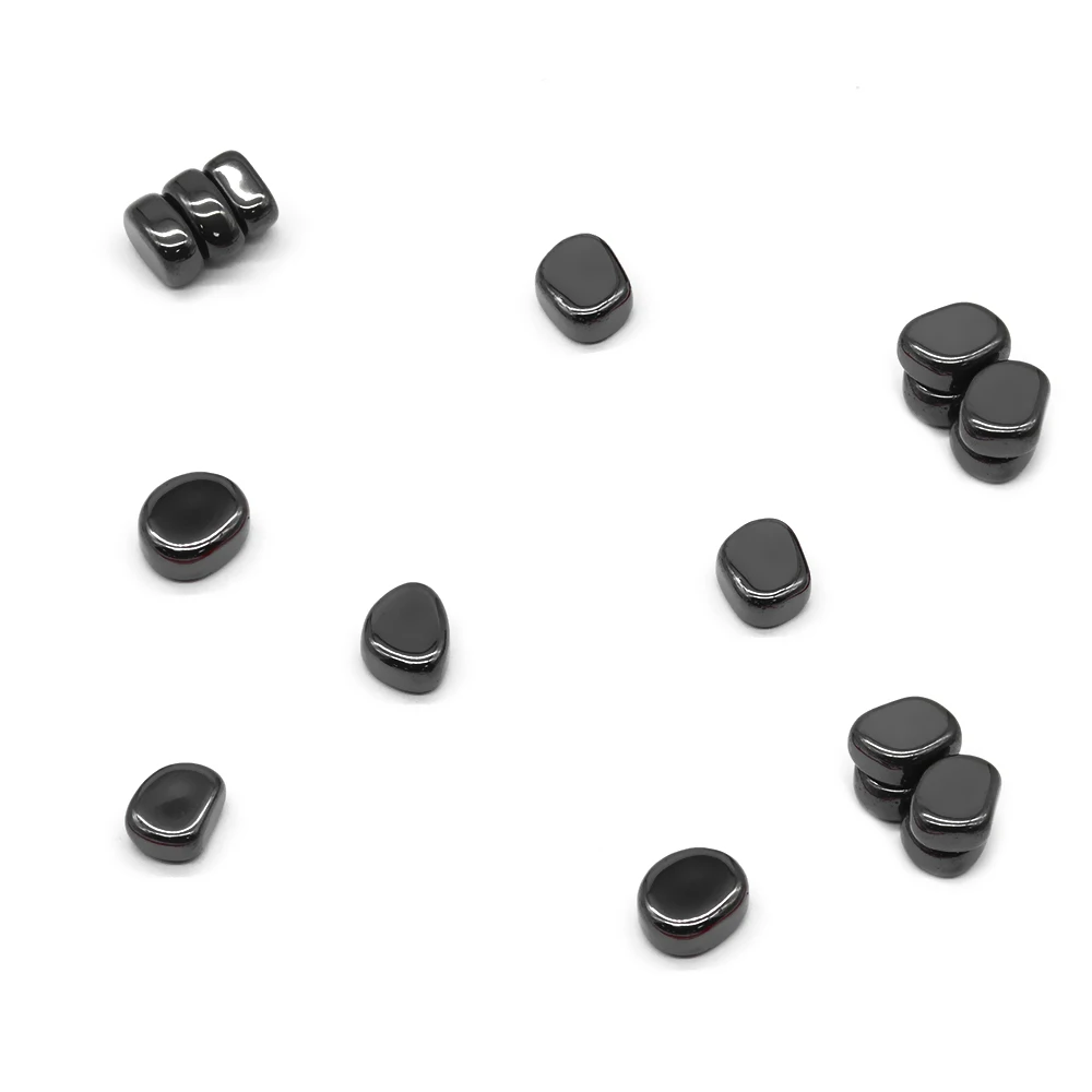 Polished black lodestone magnet multi-functional magnetic block relieve stress entertainment magnetic therapy fridge magnets magnetic blocks