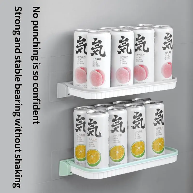 Foldable Bathroom Toilet Storage Rack Shower Shelf Storage Rack  Self Adhesive Kitchen Wall Shower Rod Tray Storage Organizer 5