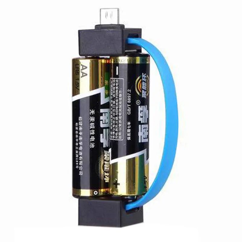 Universal Phone Emergency Charger Powered By 2pcs Normal AA