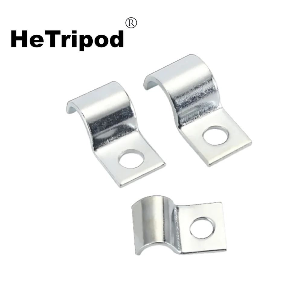 Unilateral pipe clamp saddle clamp cable wire fixing buckle fixing steel 5 6 8 10mmPipe oil circuit 1PCS hose clamps wire rope clamps cable clamps pipe clamps plastic clamps