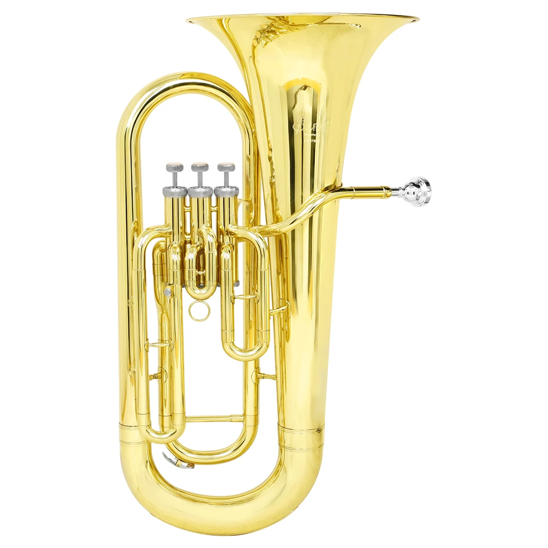 SLADE Bb Flat Euphonium 3-key Vertical Key Musical Brass Instrument Baritone Horn Professional Euphonium