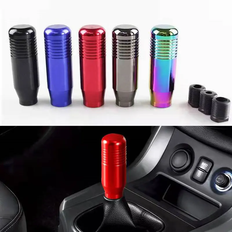 Bashineng Gear Shift Head Girl Shifter Lever Manual Automatic Gear Shift Knobs with 3 Plastic Adapter 