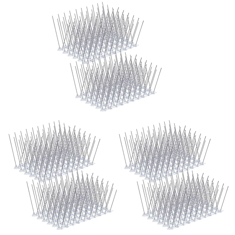 

Retail 30 Pcs Bird Spikes, Stainless Steel Bird Deterrent Spikes Cover For Fence Railing Walls Roof Yard