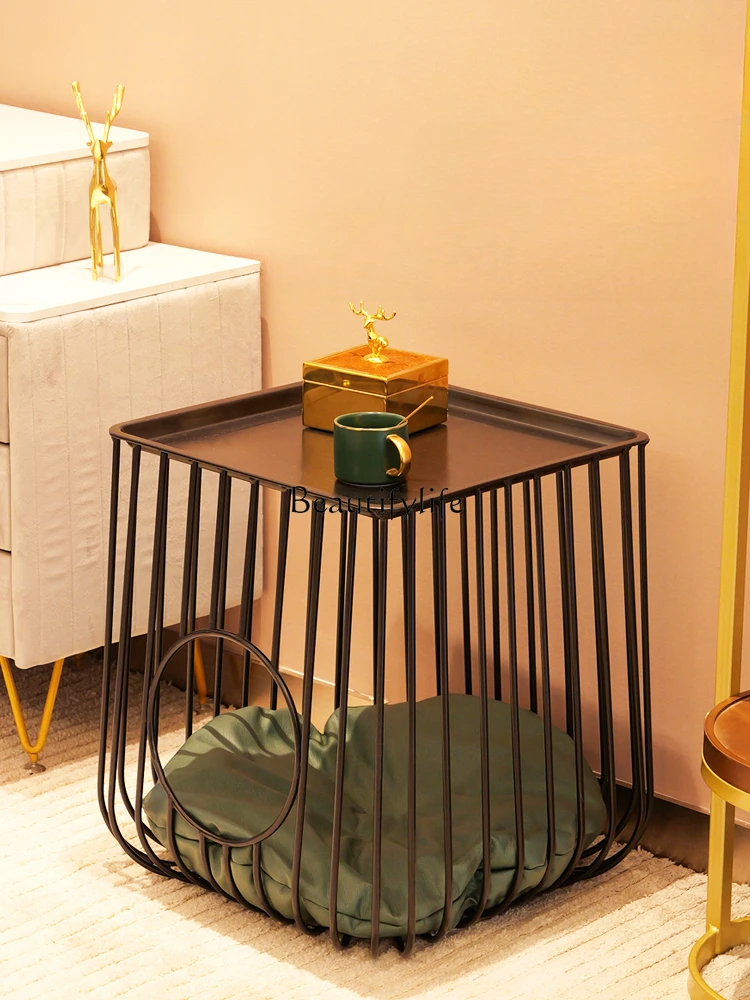 

Tea Table Cat Nest Large Space Villa Cat Cage Indoor Pet Cabinet Warm Pad Removable and Washable