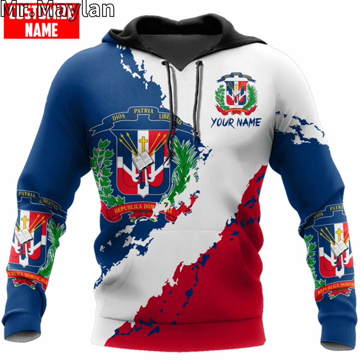 

PERSONALIZED DOMINICAN REPUBLIC Flag 3D Jacket Men/women Hoodie Unisex Casual Streetwear Sweatshirts Pullover Sudadera Hombre-69