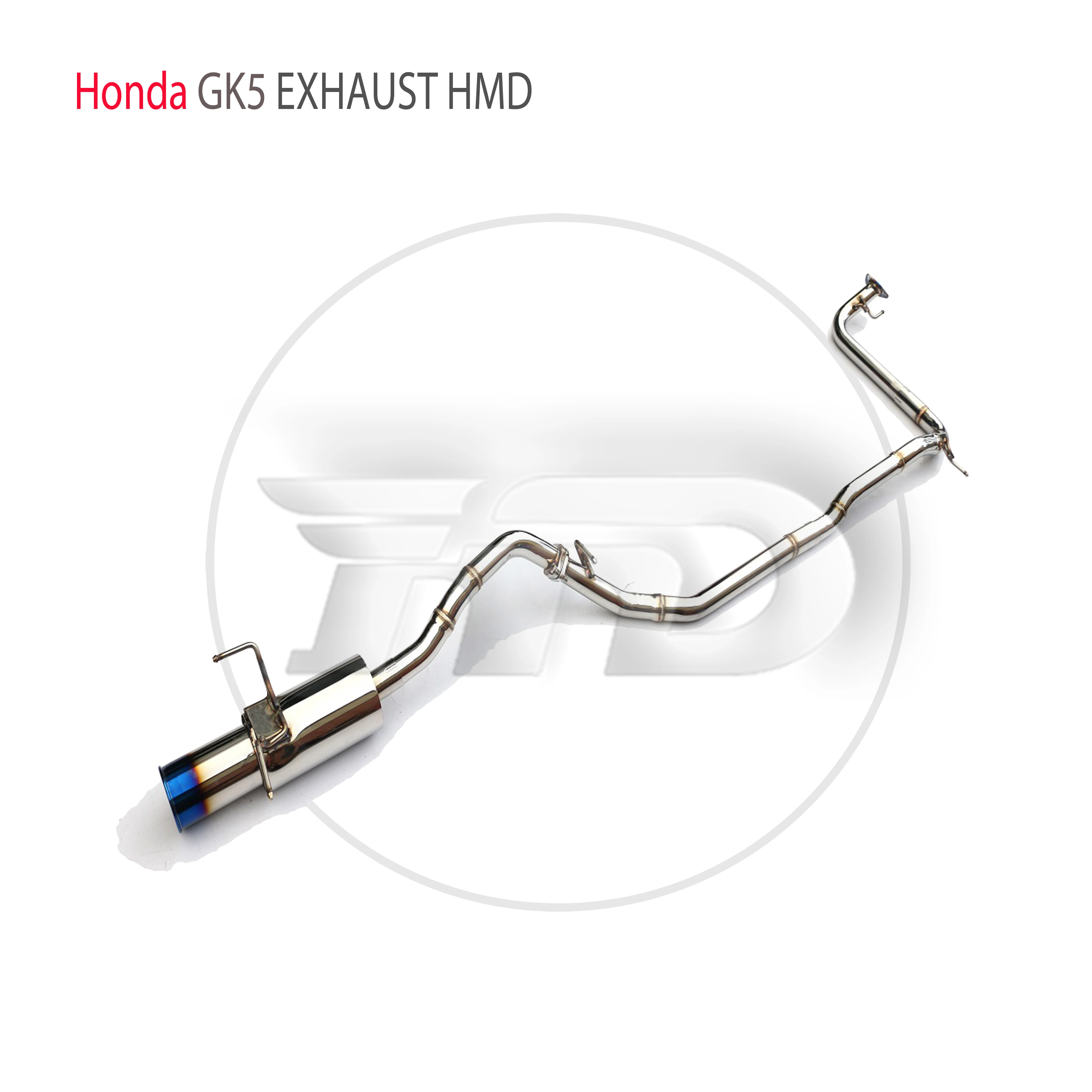 HMD Stainless Steel Exhaust System Performance Catback for Honda Jazz