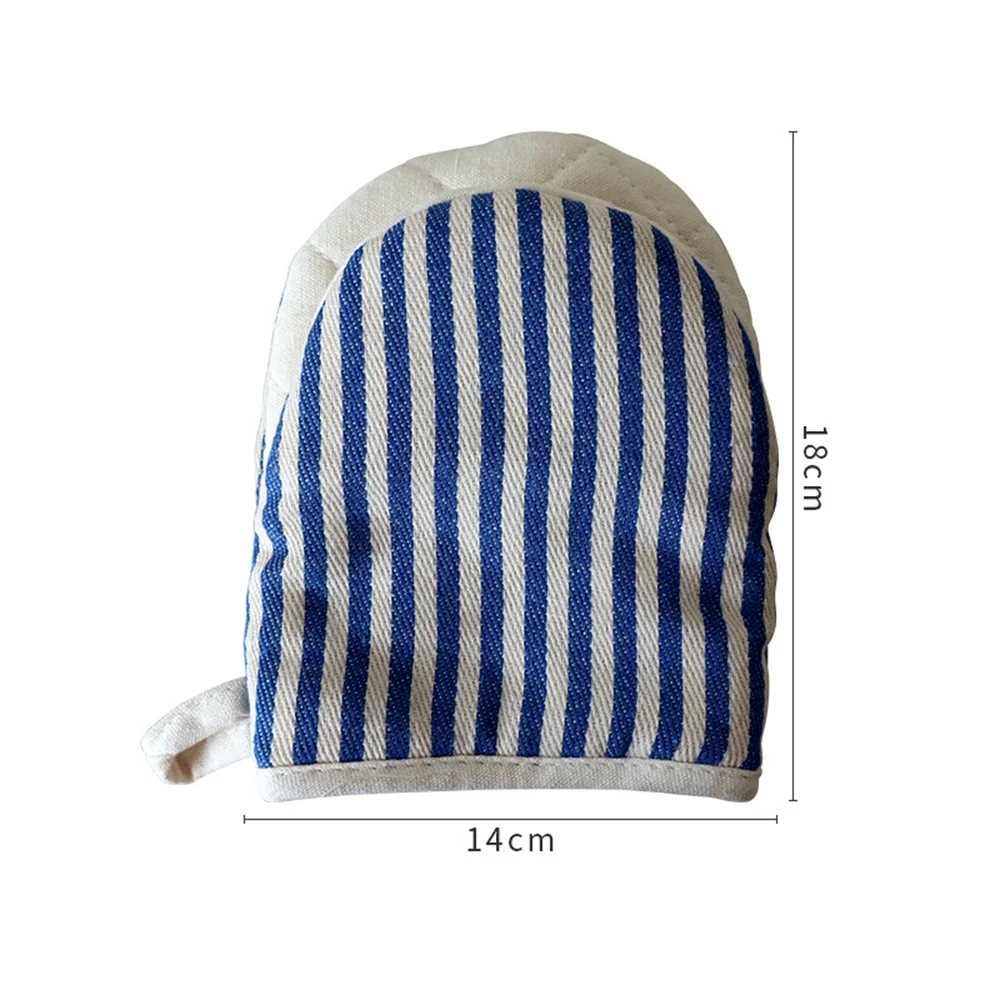 Household Insulated Gloves Microwave Anti-scald Gloves Thicken Striped Baking High Temperature Resistant Kitchen Tools kitchen gloves