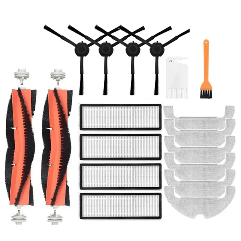 

Съемная основная щетка, Hepa фильтр, боковая щетка, накладки для швабры для робота-пылесоса Xiaomi Mi STYTJ05ZHM 2, сменные детали для ультраочистителя