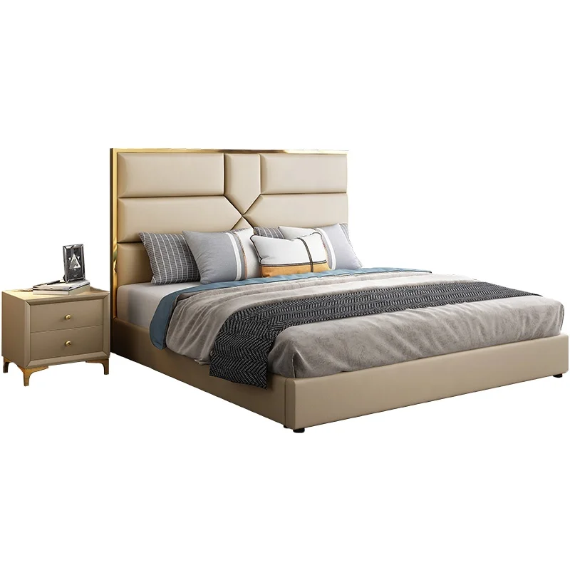Luxury modern furniture double classic bedroom furniture set luxury king size bed