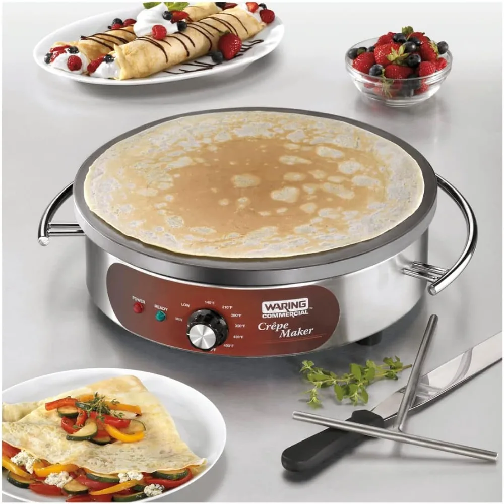 Commercial WSC165BX Crepe Maker, 208V, , Stainless Steel, Silver 3