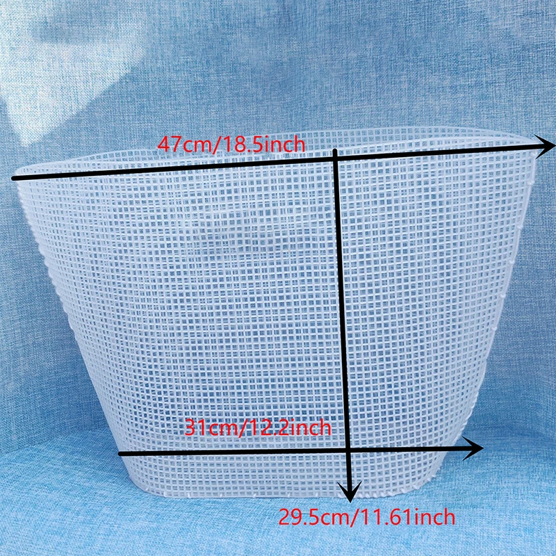 Description Picture 3 of itemEmbroidery Bucket Bag Auxiliary Knitting Sewing Weaving Plastic Mesh Sheet for DIY Accessories Handmade Easy Knit Helper