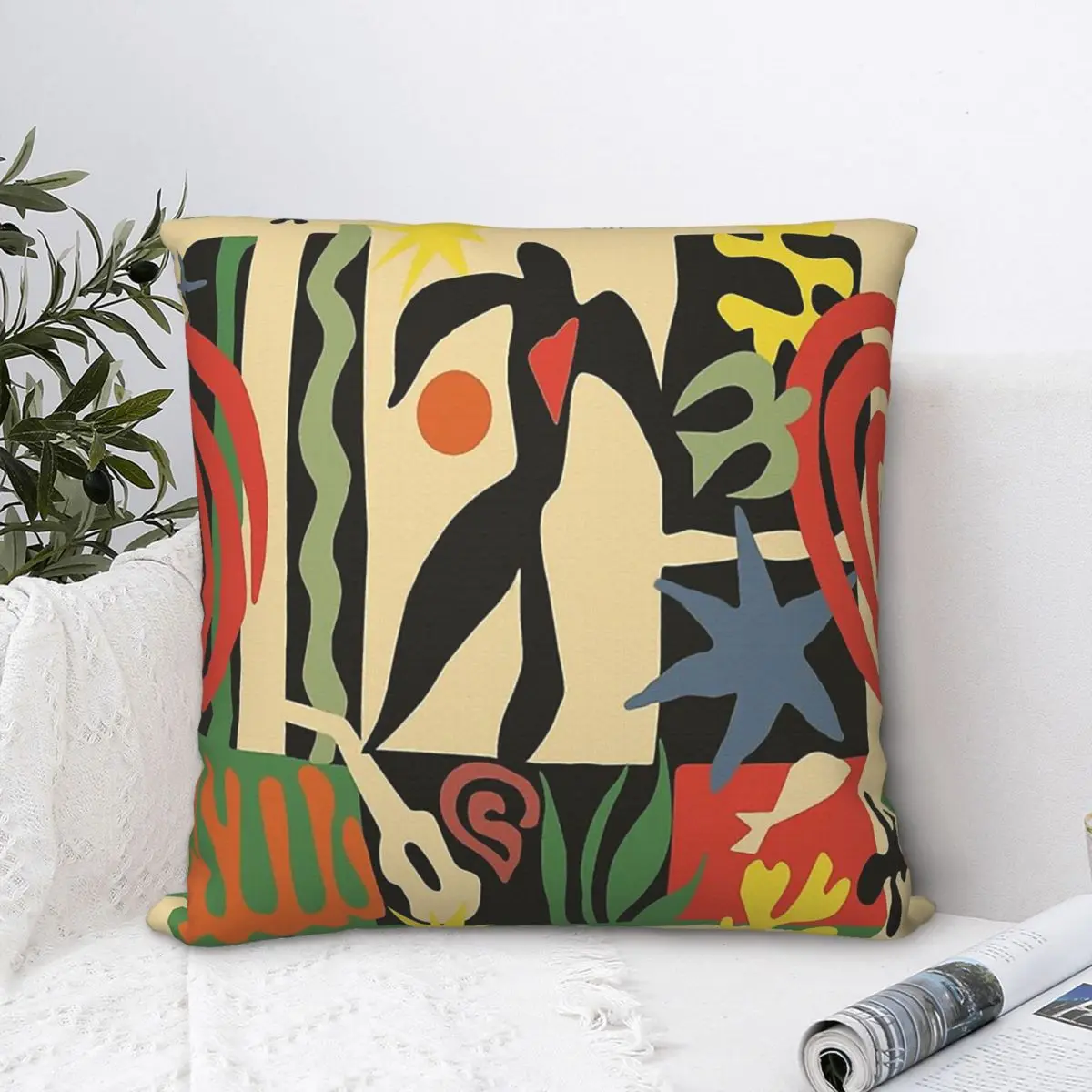 Вдохновившись винтажным рандомным искусством Matisse для домашнего сада, декоративные Многоразовые украшения Cojines