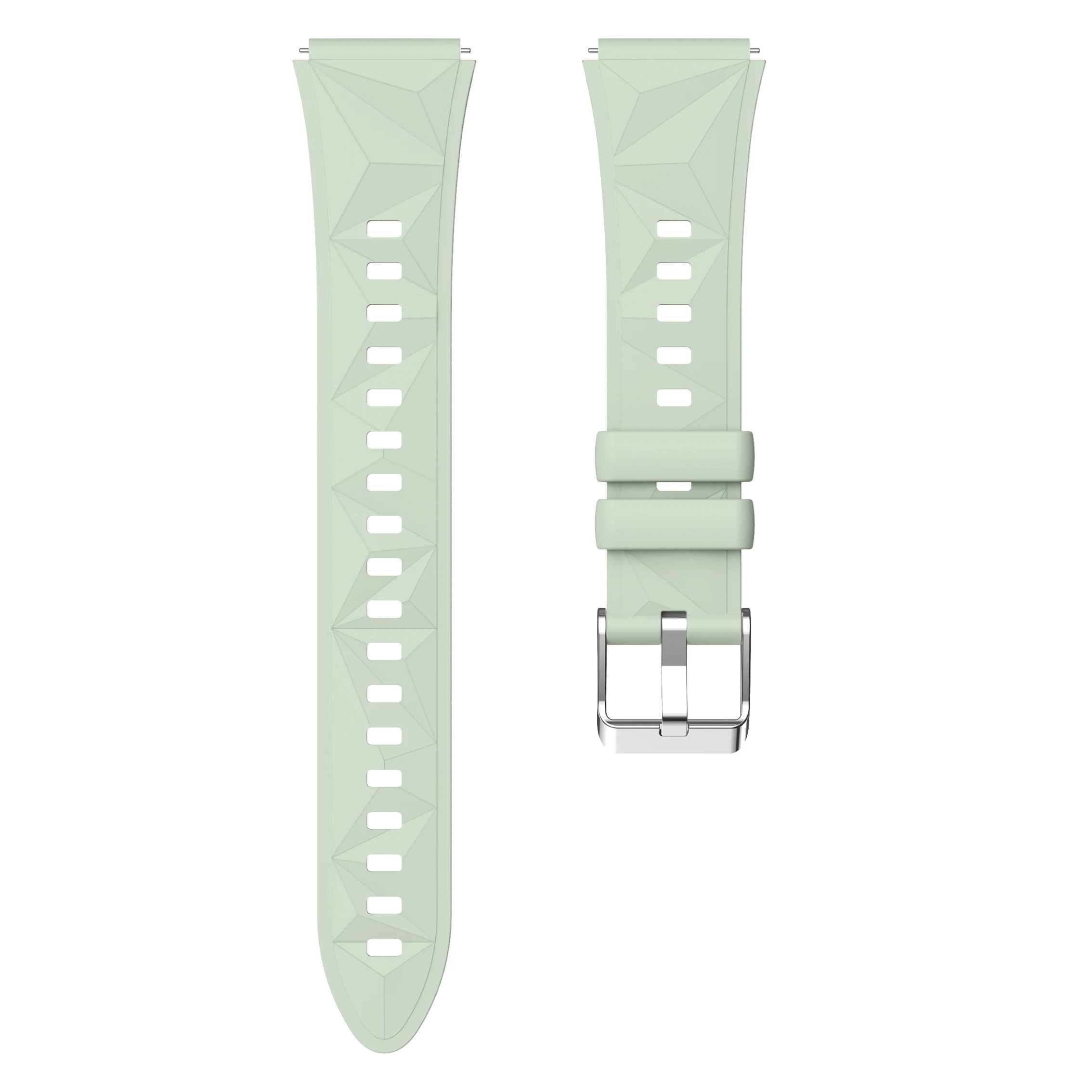 Universal 18mm Sports Silicone Classic Buckle Replacement Watch Band