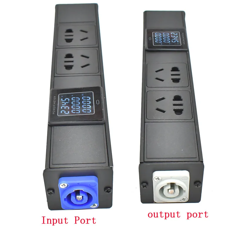 Фото Удлинитель PDU 1-10 С выходной розеткой AC/AU, аудиоразъем 3P powercon, штепсельная вилка Schuko Powerlink с мощным входом и выходом №3