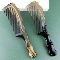 Handmade 100% OX Horn Anti-static Long Detangling & Styling Hair Comb for Women & Men 1
