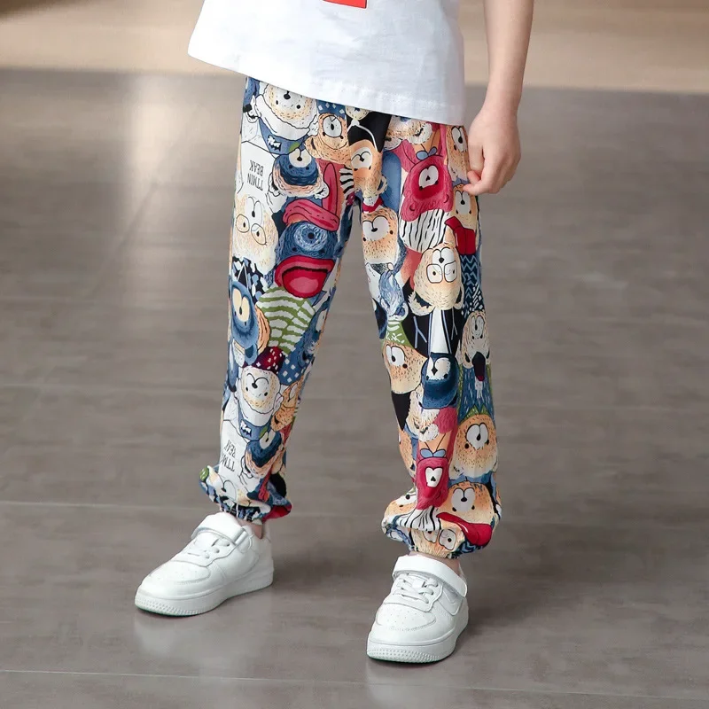 Children Pants 2-10Y Boys Girls Joggers Trousers