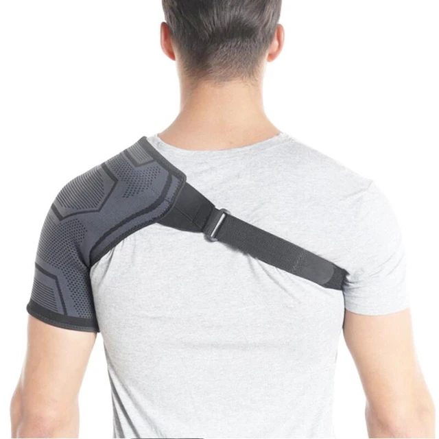 Shoulder Support Stability Brace Compression Sleeve Strap Wrap For