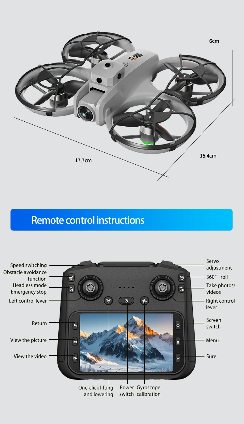 Nuevo Dron ES800 8K, cámaras HD profesionales, obstáculo de flujo óptico, protector de hélice incorporado, GPS, Motor sin escobillas, cuadricópteros aéreos