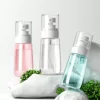 2pcs Portable Clear Spray Bottle Travel 30/60/100ml Perfume Atomizer Dispenser Bottle Mist Toner Lotion Empty Refillable Bottles 1
