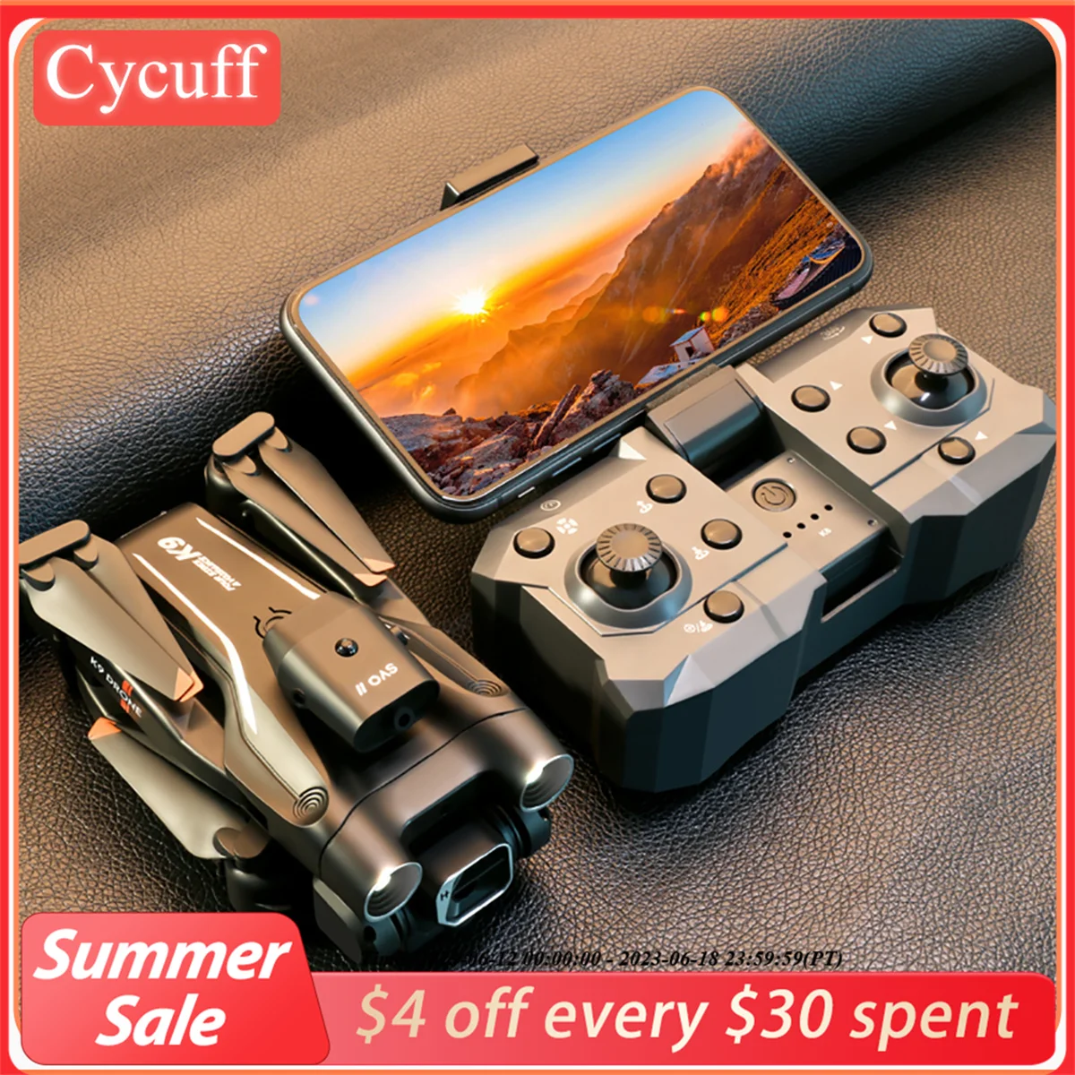 2023 NEW K9 PRO Mini Drone Professional 4K HD Camera Optical Flow