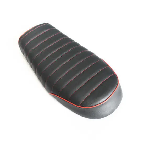 

Black Retro Vintage For Cafe Racer Old School Seat Saddle Tracker Universal Custom