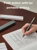 Kaco DAILY Gel Ink Pen 0.5mm Fine Point, Retractable Metal Clip ABS Writing Pens School Teacher Gift Student Stationery Supplies 5