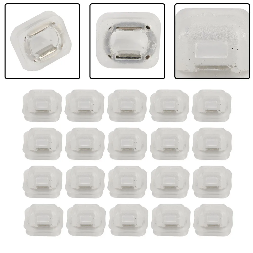 

Hot Sale 20 Pcs/ 1 Set White Car Interior Trim Moulding Clip For BMW E46 E90 E91 E92 E93 X5 E53 Auto Door Retainers