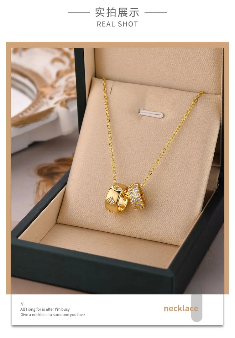 Necklace Detail Showing Crystal Rhombus