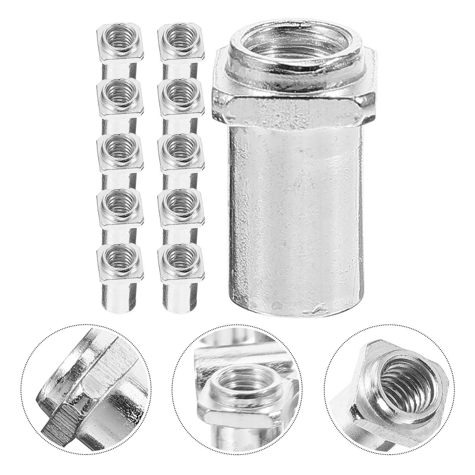 

20pcs Drum Swivel Nut 6mm Replacement Tom Lug Floor Drum Spare Part Drum Supply