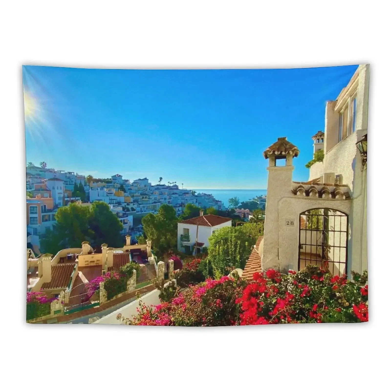 

Balcony with a Beach View Tapestry Home And Comfort Decor Mushroom Tapestry Decor Home Decoration For Bedroom