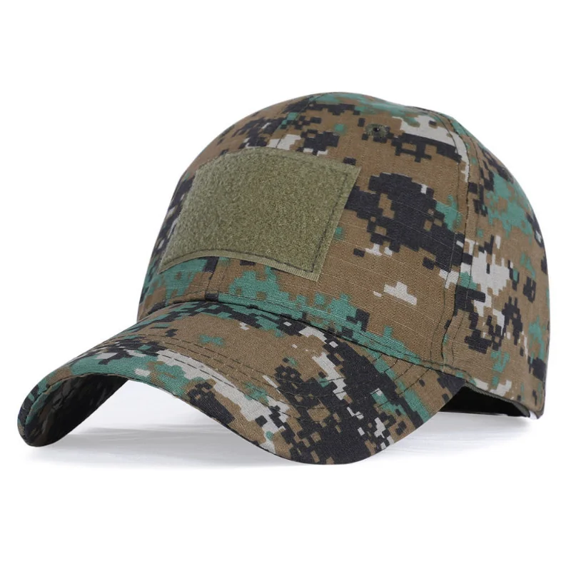 Men's Camouflage Hunting Tactical Caps Breathable Outdoor Hiking UV Protection Sun Hats, Summer Sunshade Baseball Caps Camo Cap