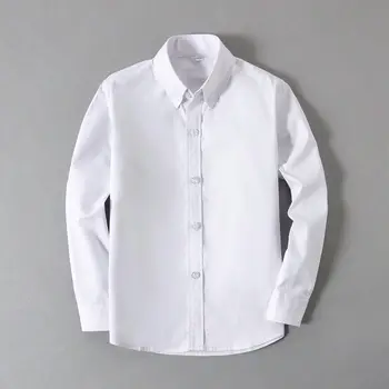 Kids White School Shirt 1