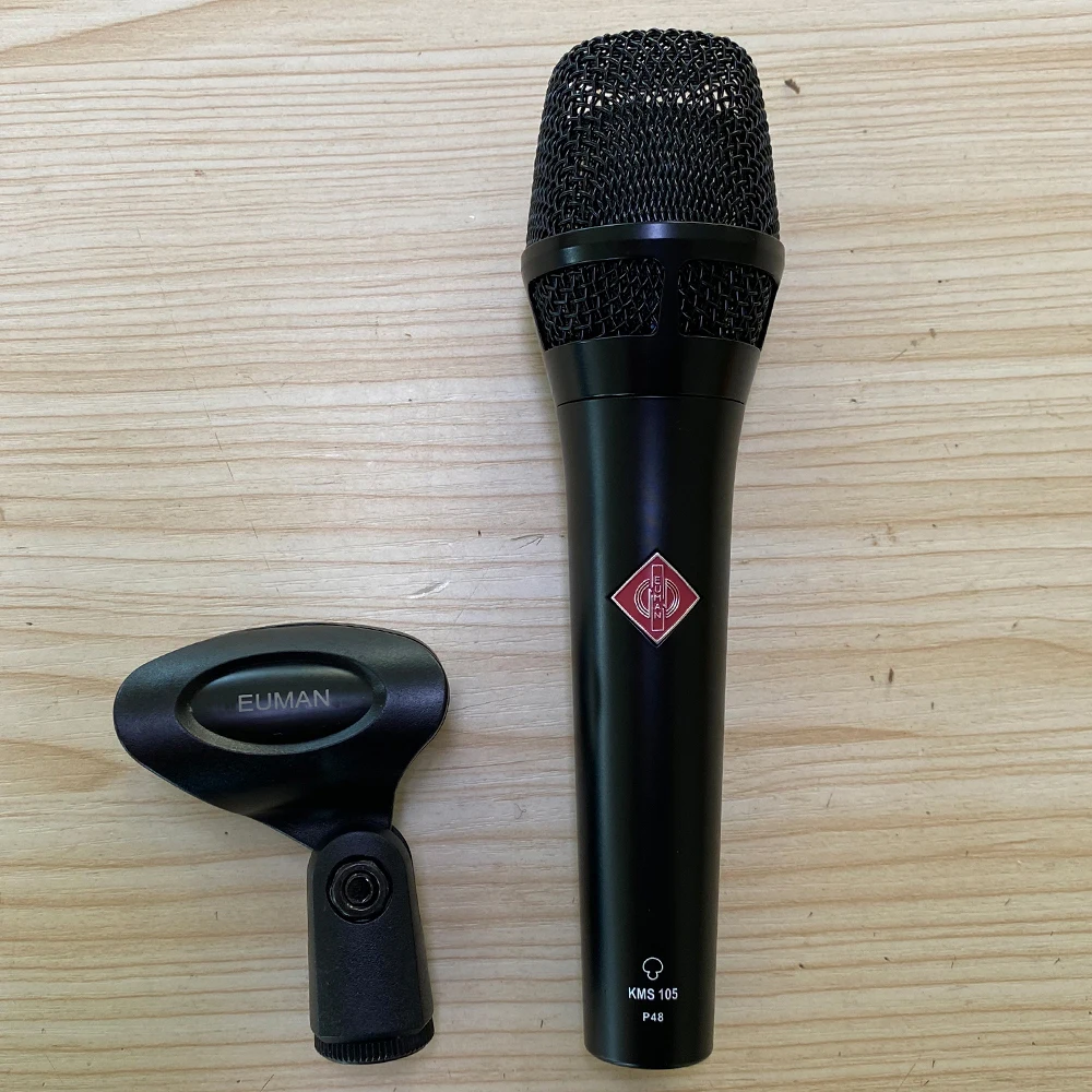 KMS105 Microphone Supercardioid Vocal Mic Condenser Microfonos audio broadcast singing Recording Studio Condenser Microphone Wired Vocal Microphone