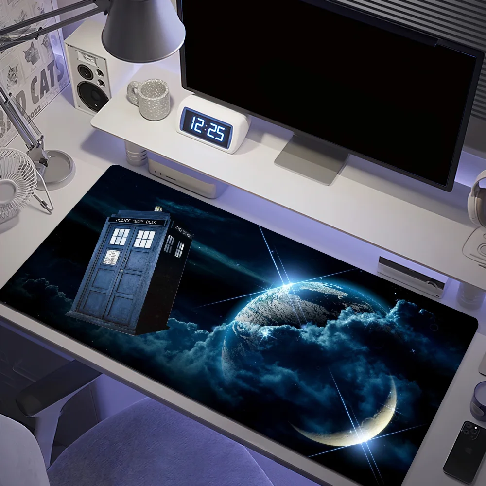 TV D-Doctor Britain W-Who For Computer Game Big Keyboard Office Large Mouse Mat Pad Anti-slip Rubber PC Mice 4
