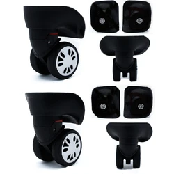 1 Pair Two Size Luggage Wheels Practical Convenient Luggage Replacement Accessories Suitcase Wheels Suitcase Accessories