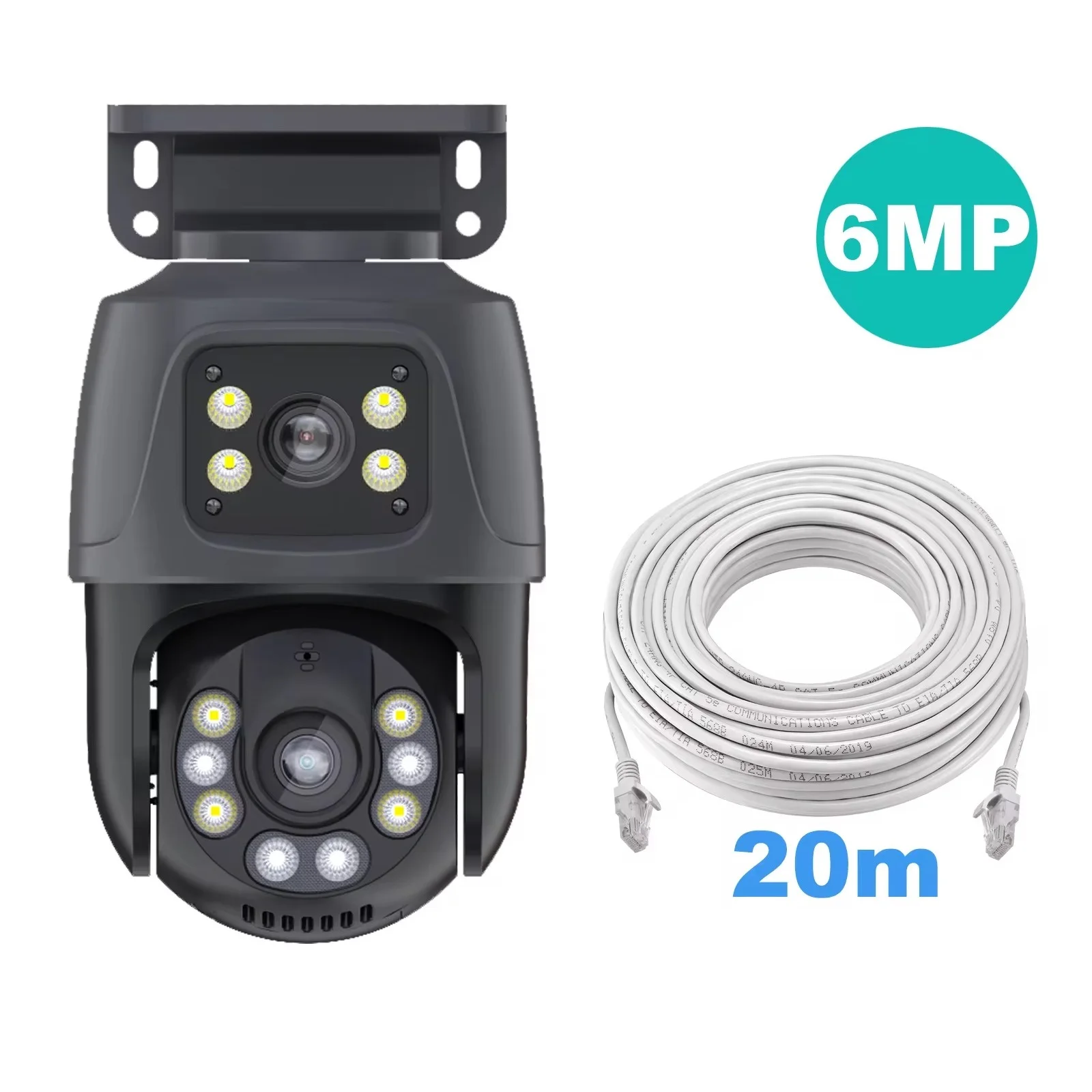6MP POE and Cable