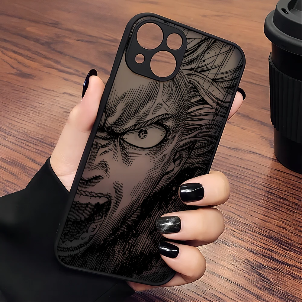 Vinland Saga Anime Black Matte Phone Case