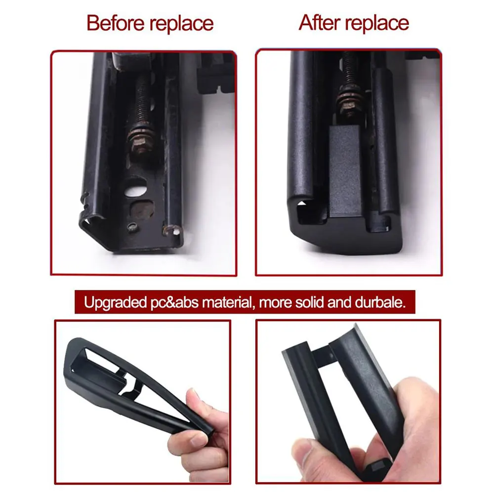 인테리어 자동차 앞 뒤 왼쪽 오른쪽 시트 레일 트림 커버 슬라이딩 트랙 보닛 교체 BMW 5 시리즈 G30 G31 G38 2016-2020