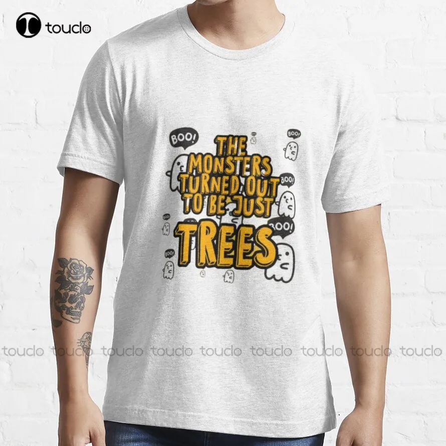 I Mostri Si Sono Trasformati Per Essere Solo Alberi Di Tendenza T-Shirt Plus Size Camicie Moda Creativa Per Il Tempo Libero Divertente Maglietta Haraj