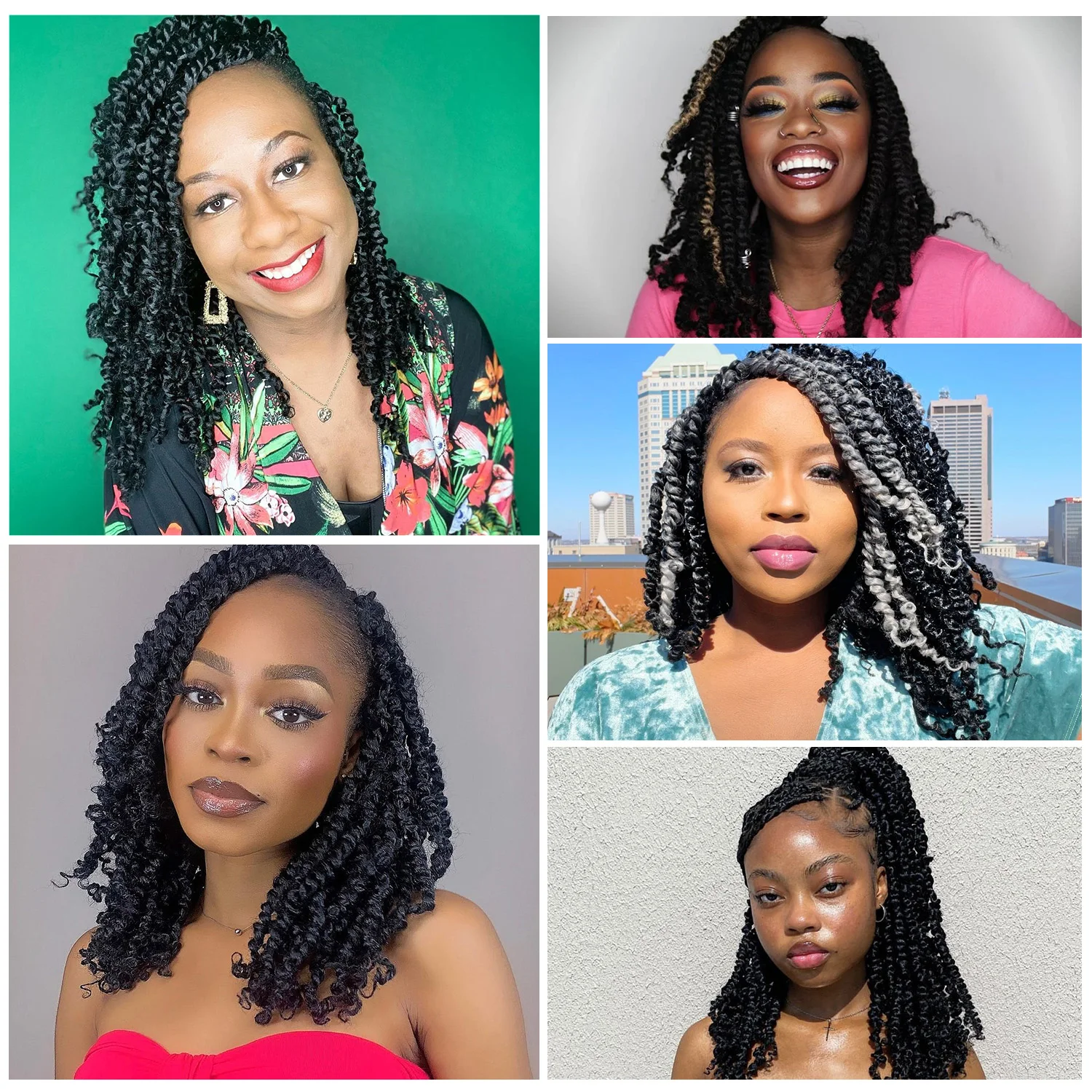 braiding hair Pre-twisted Passion Twist Crochet Hair for Black Women Crochet Braids Pre-looped Synthetic Braiding Hair Extensions