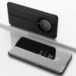 Premium 360° Full Protection Flip Mirror Stand Case with Enhanced Durability - X9b (Magic 6 Lite) (Black)