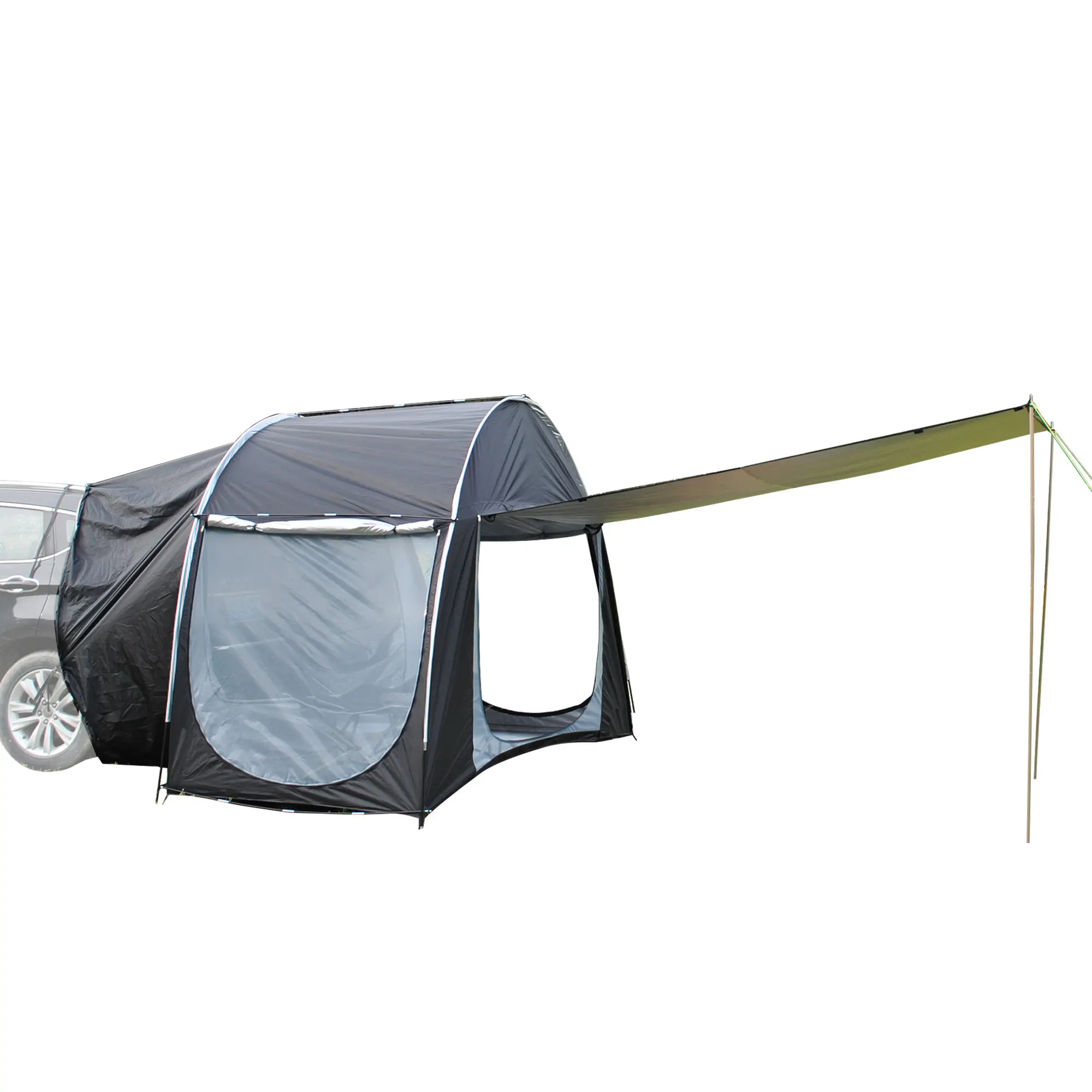 Tailgate Tent for SUV Car, Hatchback Car Tents for Camping, Van Tail Tent 3-4 Person, 7 Feet Height, Enough Headroom