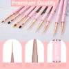 Kolinsky Sable Finest Premium Nail Art Long Striper Liner Brush with Wooden Handle Acrylic Nails Tool 3