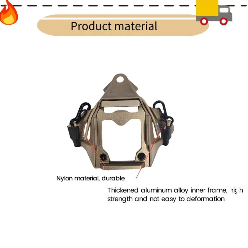 For Fast Mich Helmet Holder Accessory For 3Rd Generation Cuttlefish Stem With Elastic Hook And Rope Accessories , D