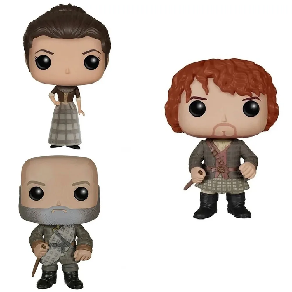 

Funkoe Outlander Claire Randall #250 Dougal MacKenzie #253 Jamie Fraser #251 Pops Figure Vinly Figure Toys Gifts