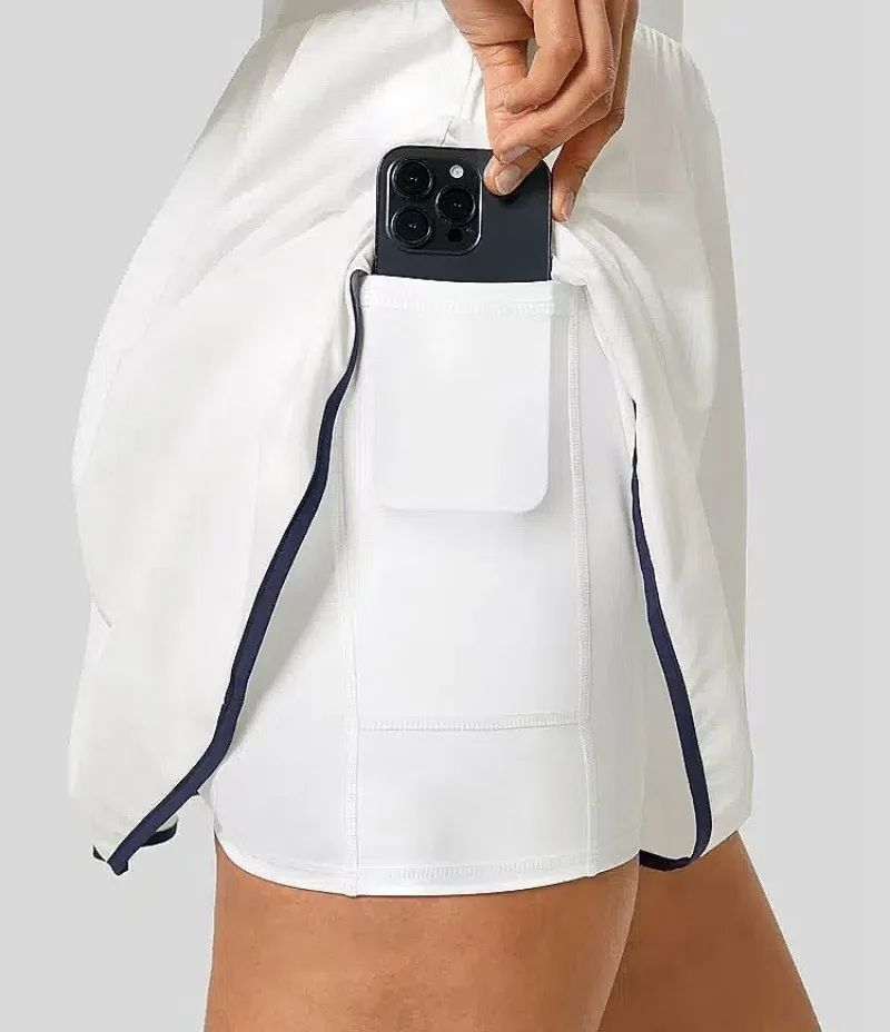 Sean Tsing Women Tennis Golf Wear Dress Sexy Sleeveless with Chest Pad Short Workout Training Volleyball Badminton Active Mujer