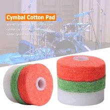 

Cymbal Slice Drum Kit Cymbal Slices Felt Pads Reduce Collision Replacement Washer Beater Protection Percussion Accessories