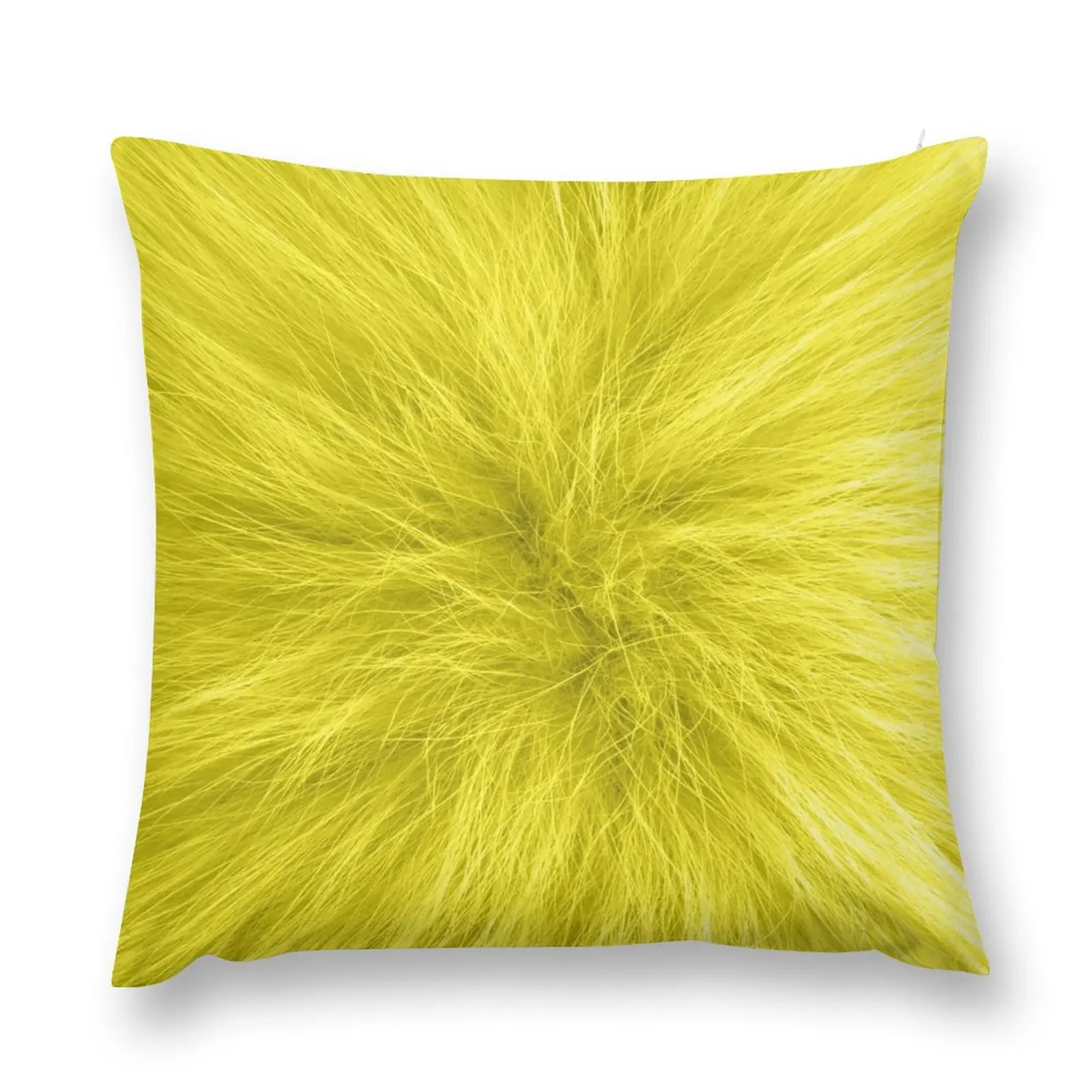 

Yellow fur Throw Pillow christmas decorations for home 2023 pillow pillowcase Cushions For Sofa