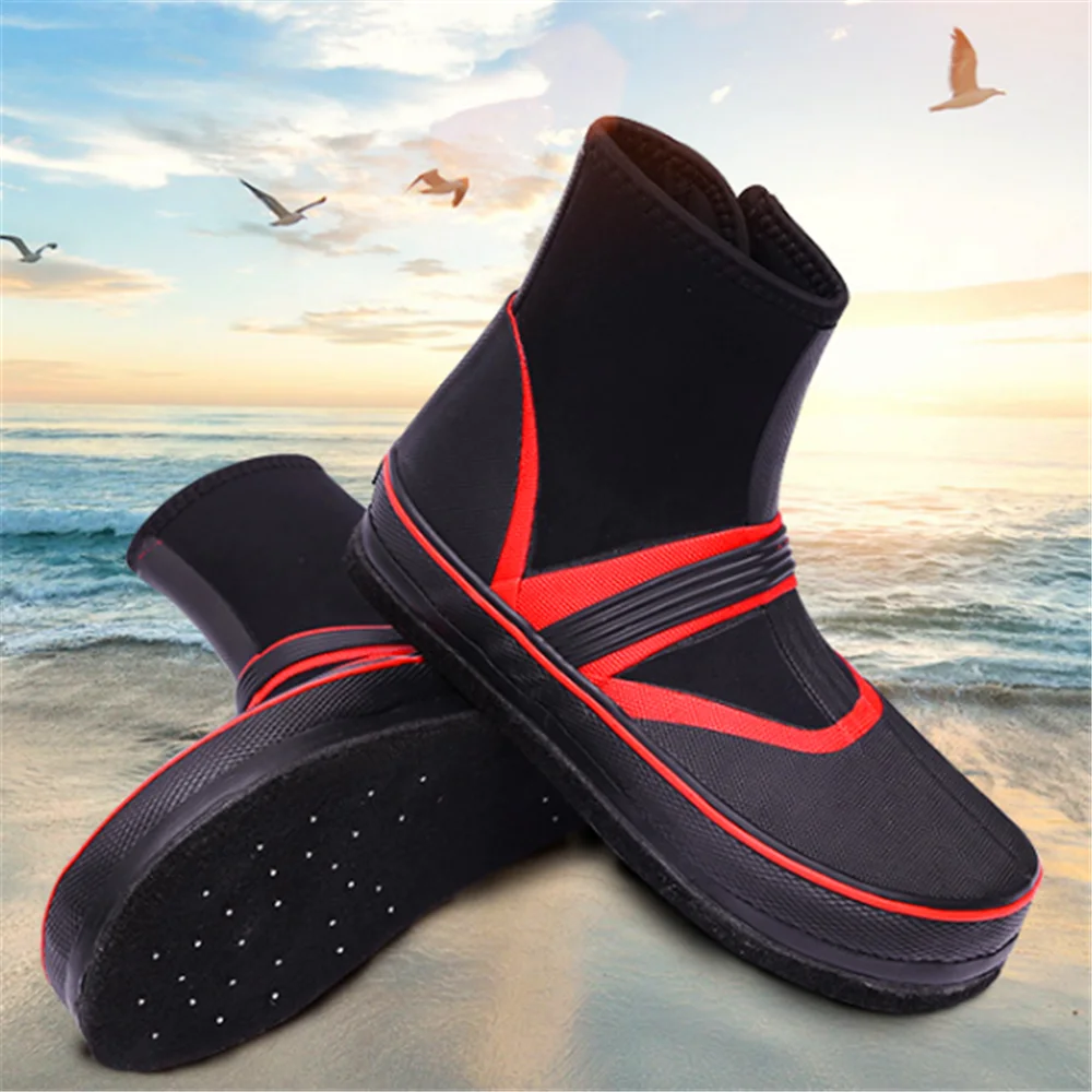 Chaussures de pêche à la mouche Outdoor Unisex Rock, bottes waders imperméables respirantes, semelle anti-dérapante à pointes